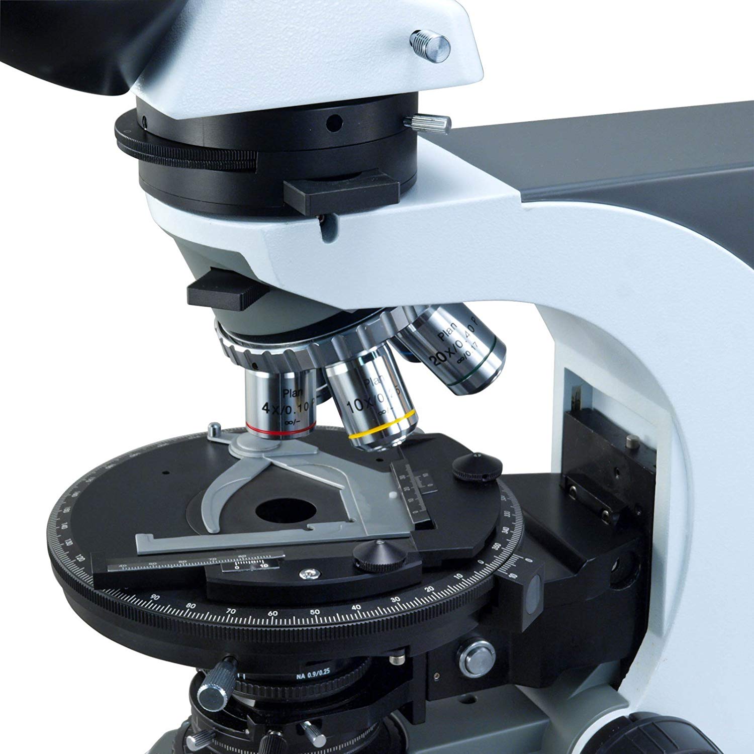 OMAX 40X-1000X PLAN Trinocular Infinity Polarizing Microscope With