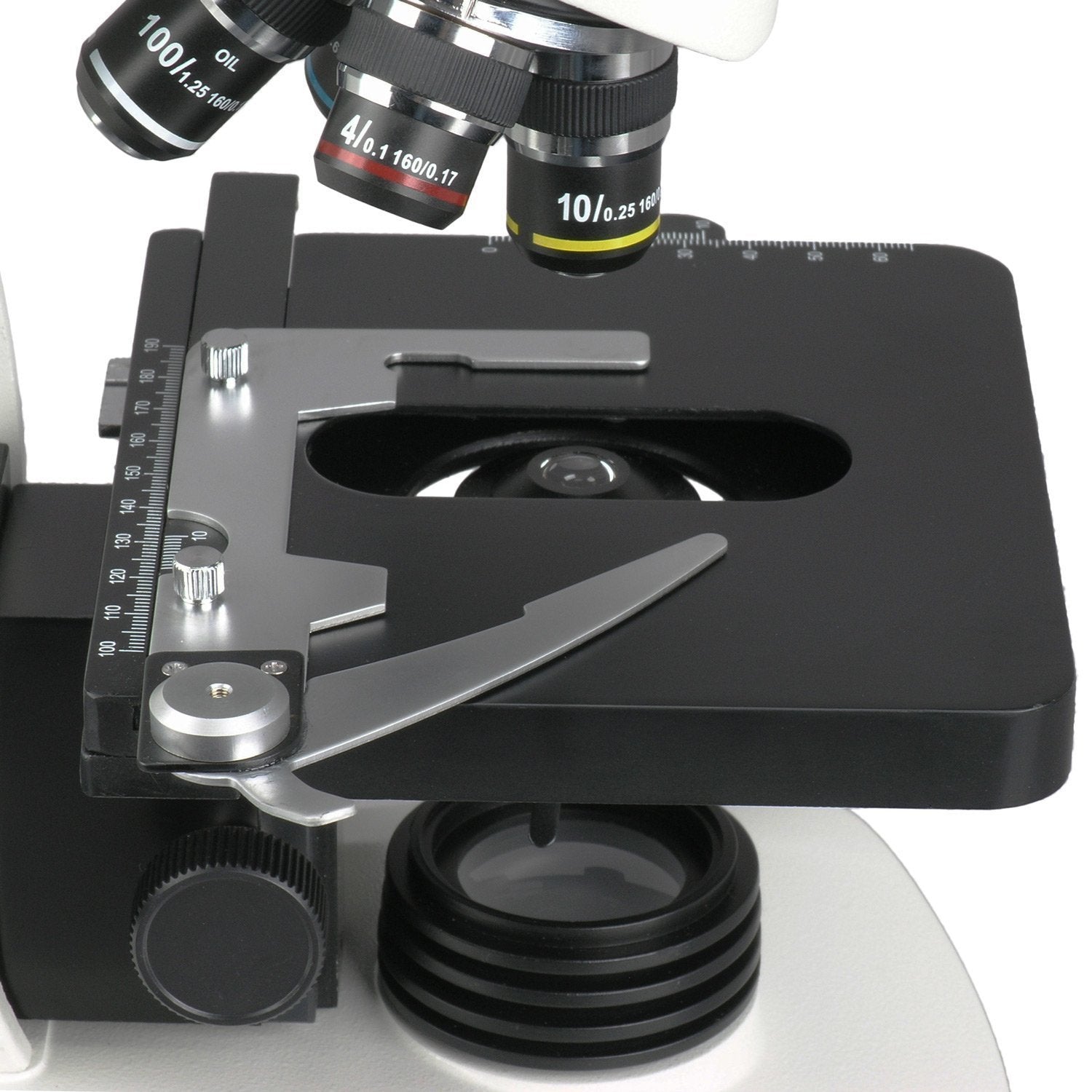 AmScope 40X-2000X 3W LED Siedentopf Trinocular Compound Microscope + 1 ...