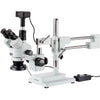 AmScope 3.5X-90X Circuit Zoom Stereo Microscope + 144 LED Light + 5MP Digital Camera