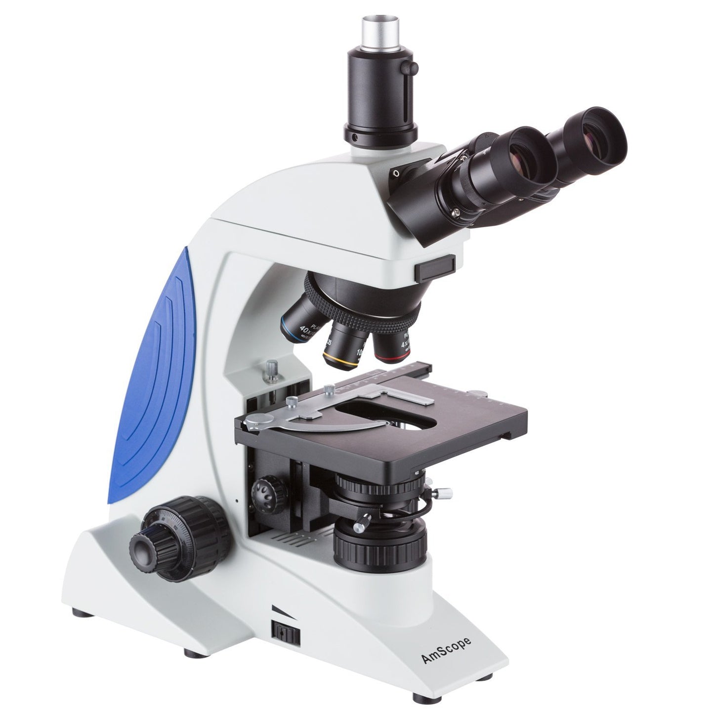 AmScope 40X-1000X Plan Infinity Kohler Laboratory Research Microscope + 5MP USB3.0 Camera