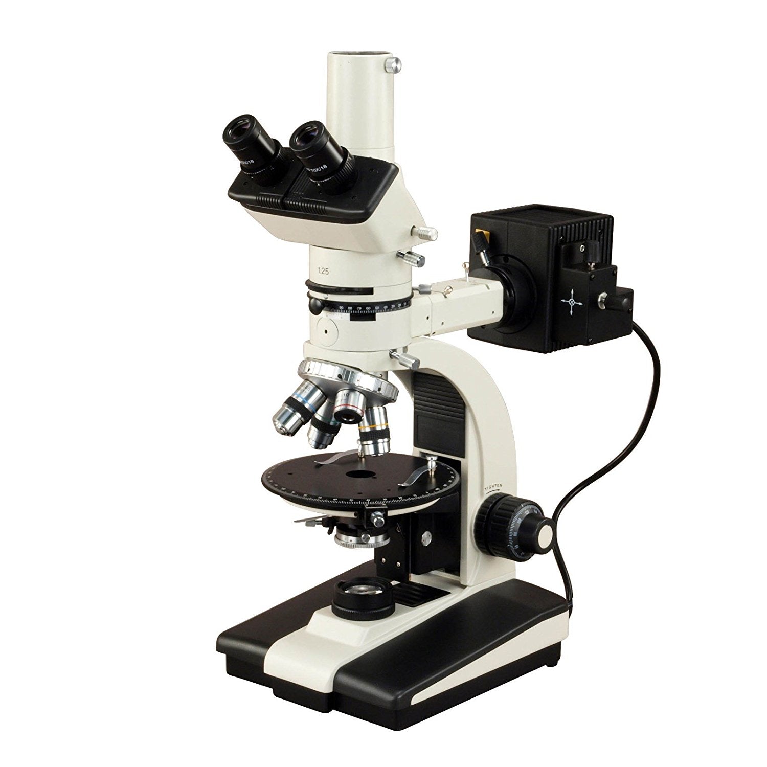 OMAX 50X-787.5X Trinocular Ore Petrographic Polarizing Microscope