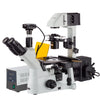 AmScope  40X-1500X Inverted Phase-Contrast + Fluorescence Microscope with 5MP Global-shutter Low-light Camera