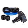 AmScope 2x-225x Trinocular Boom Stand Stereo Zoom Microscope + 14MP Camera