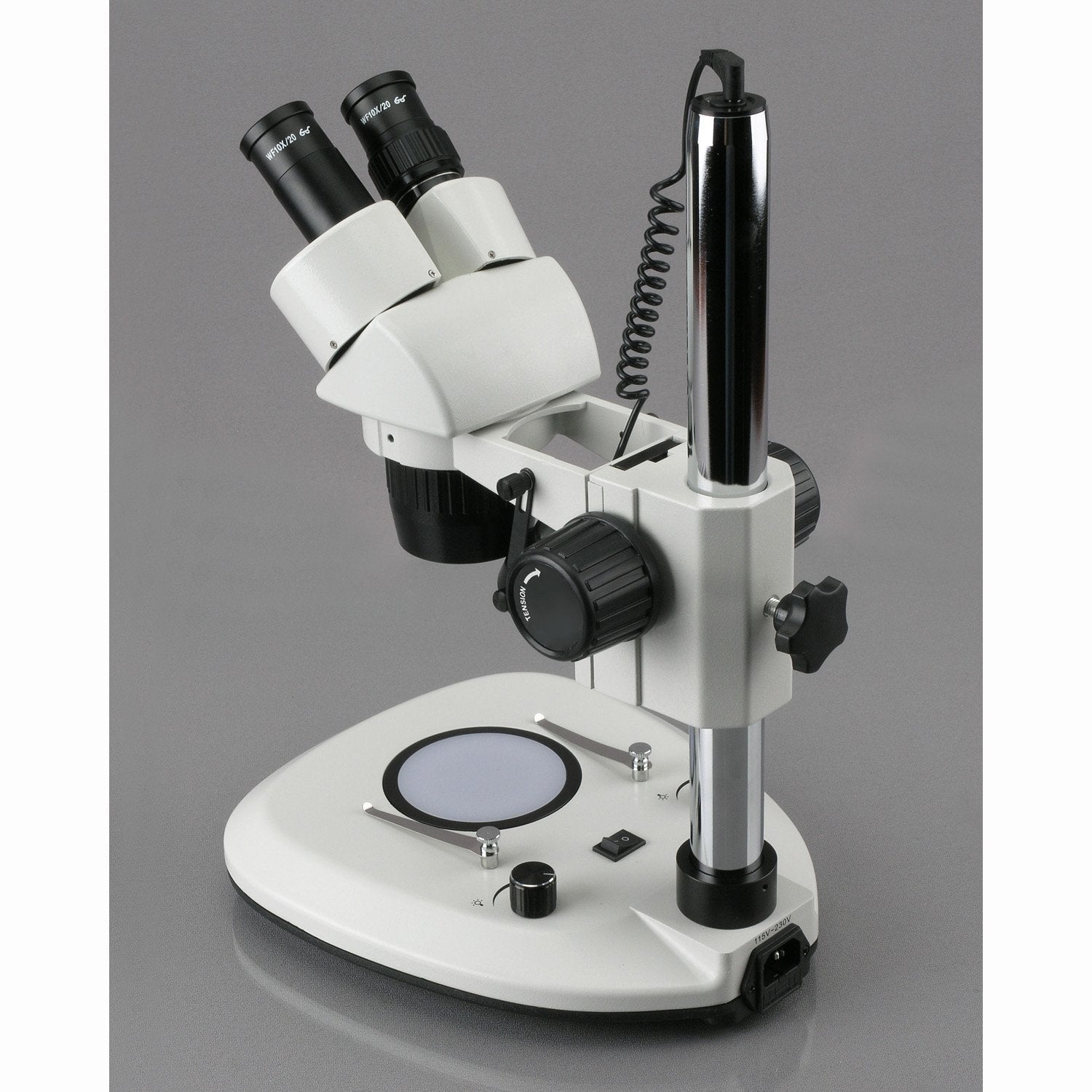 thumbnail image 2 of AmScope SW24TX Trinocular Stereo Microscope Head - 10x, 20x, 40x Super Widefield, 3-Head 2 of 5