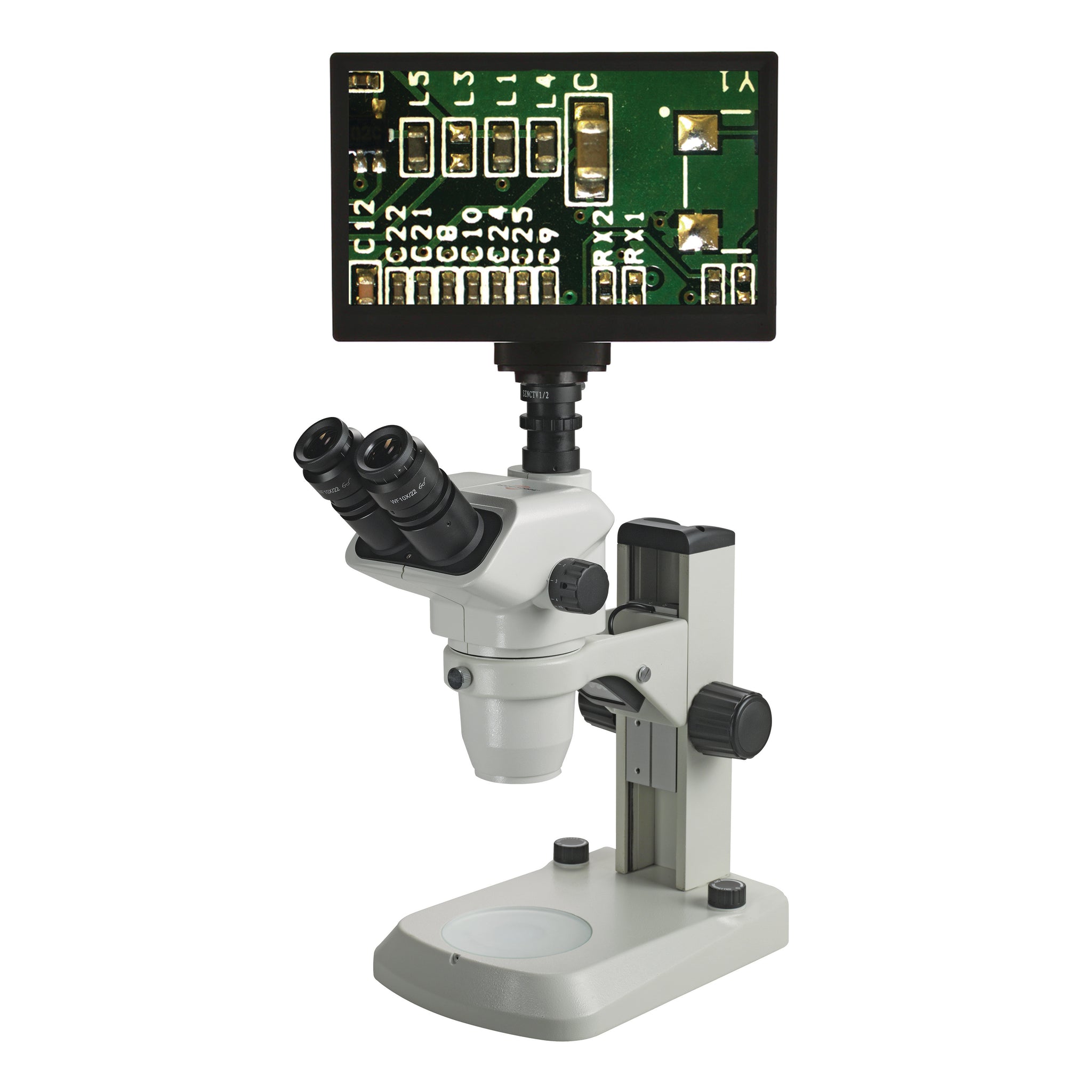 Accu-Scope 3076 E-LED Digital Stereo Microscope 0.67x - 4.5x
