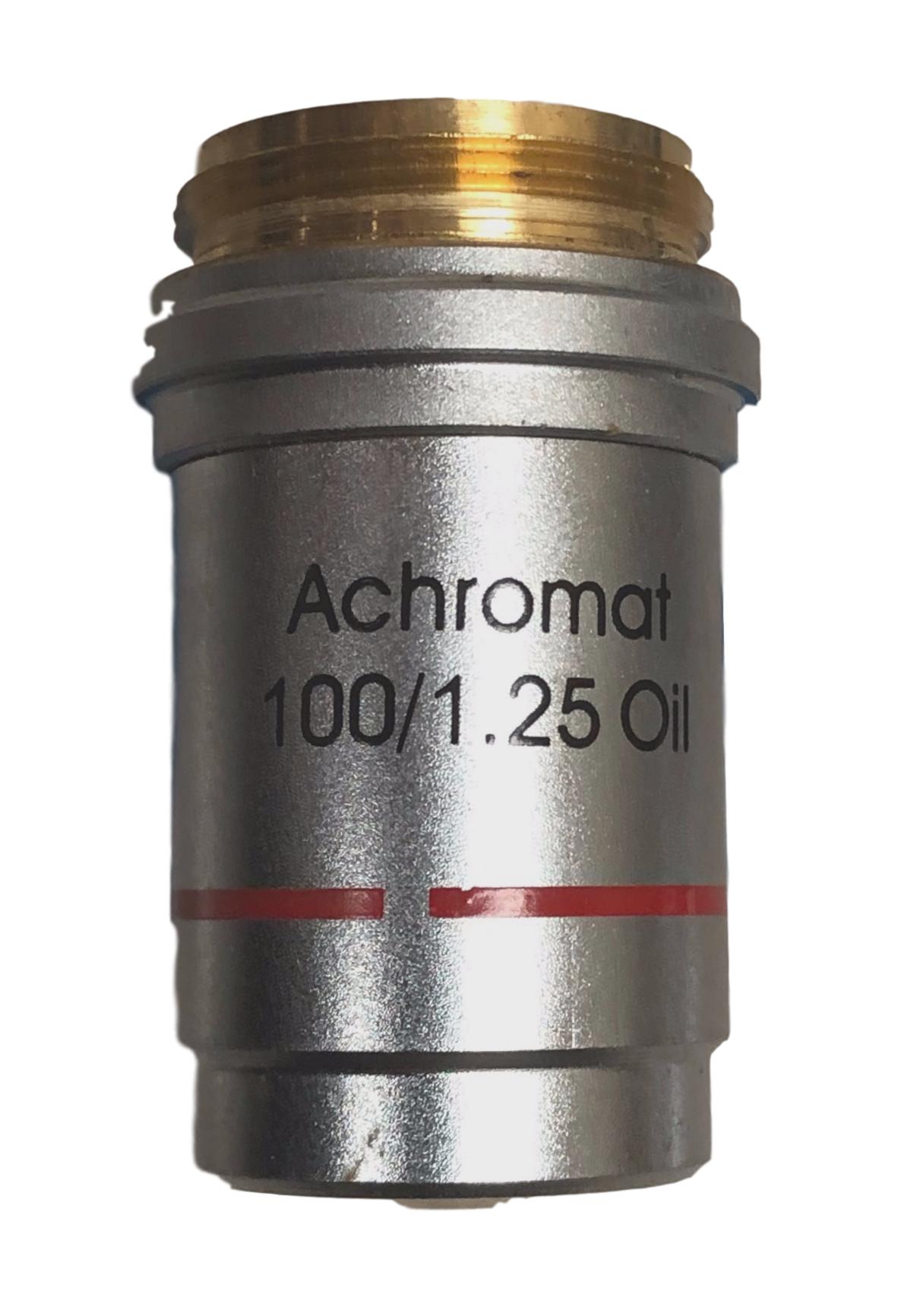 X100 Magnification American Optical 100x oil objective Infinity corrected #1079 ...