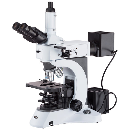 AmScope 50X-2000X Metallurgical Microscope w Darkfield and Polarizing Features