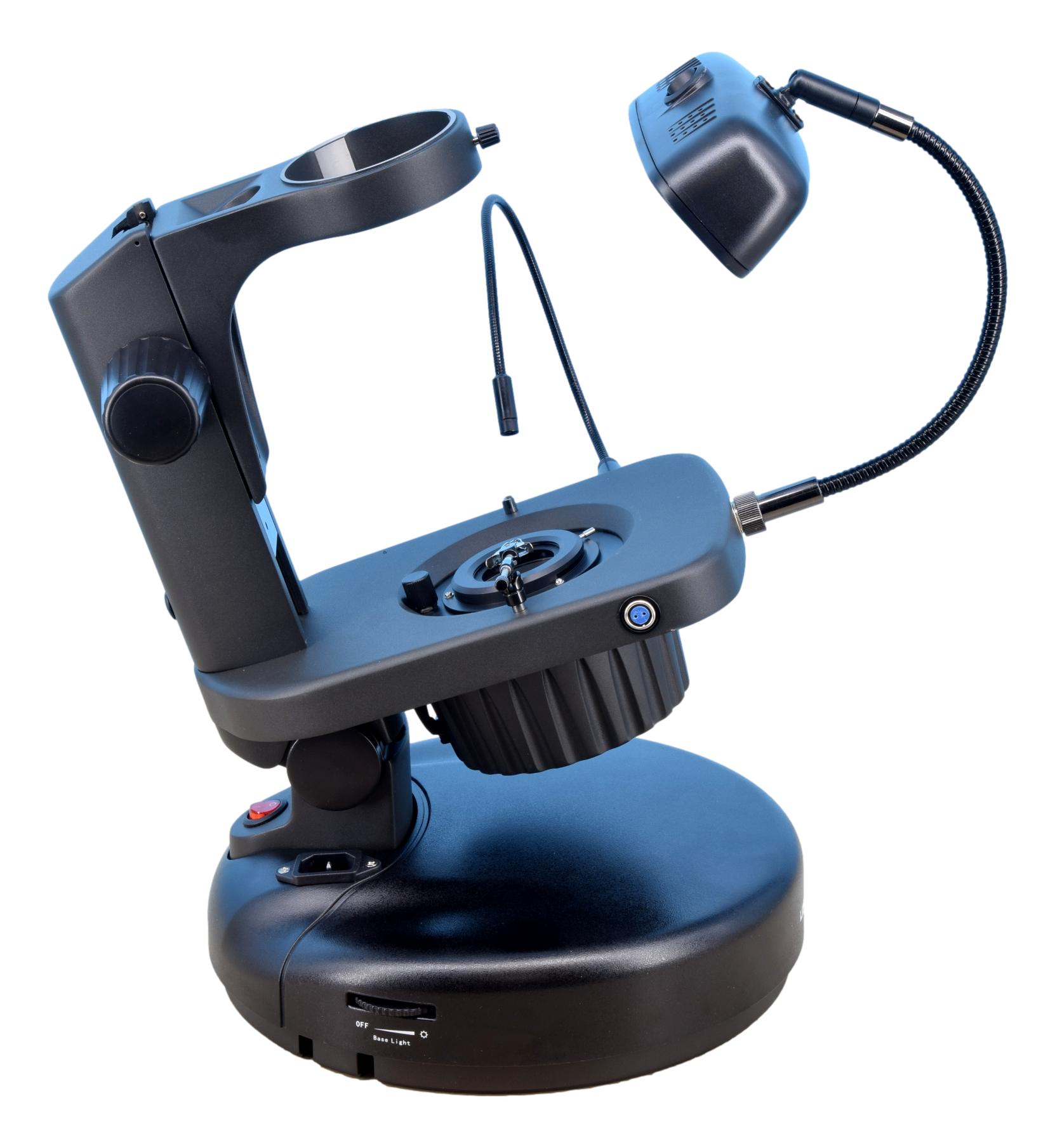 Black Gemological Microscope Stand | Tilting & Rotating – Microscope ...