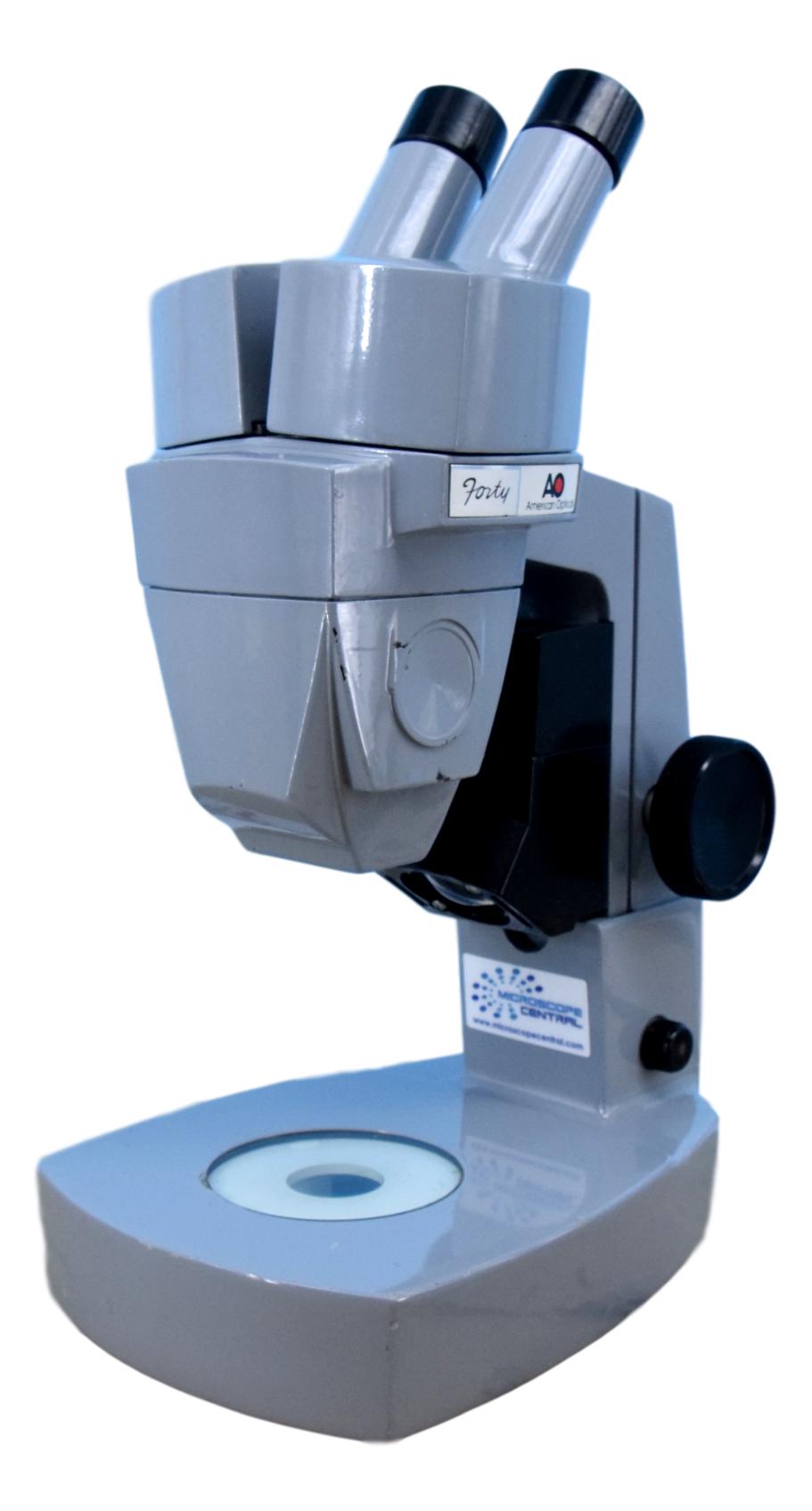 American Optical Forty Stereo Microscope – Microscope Central