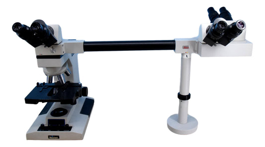 Leica 3 Head Microscope