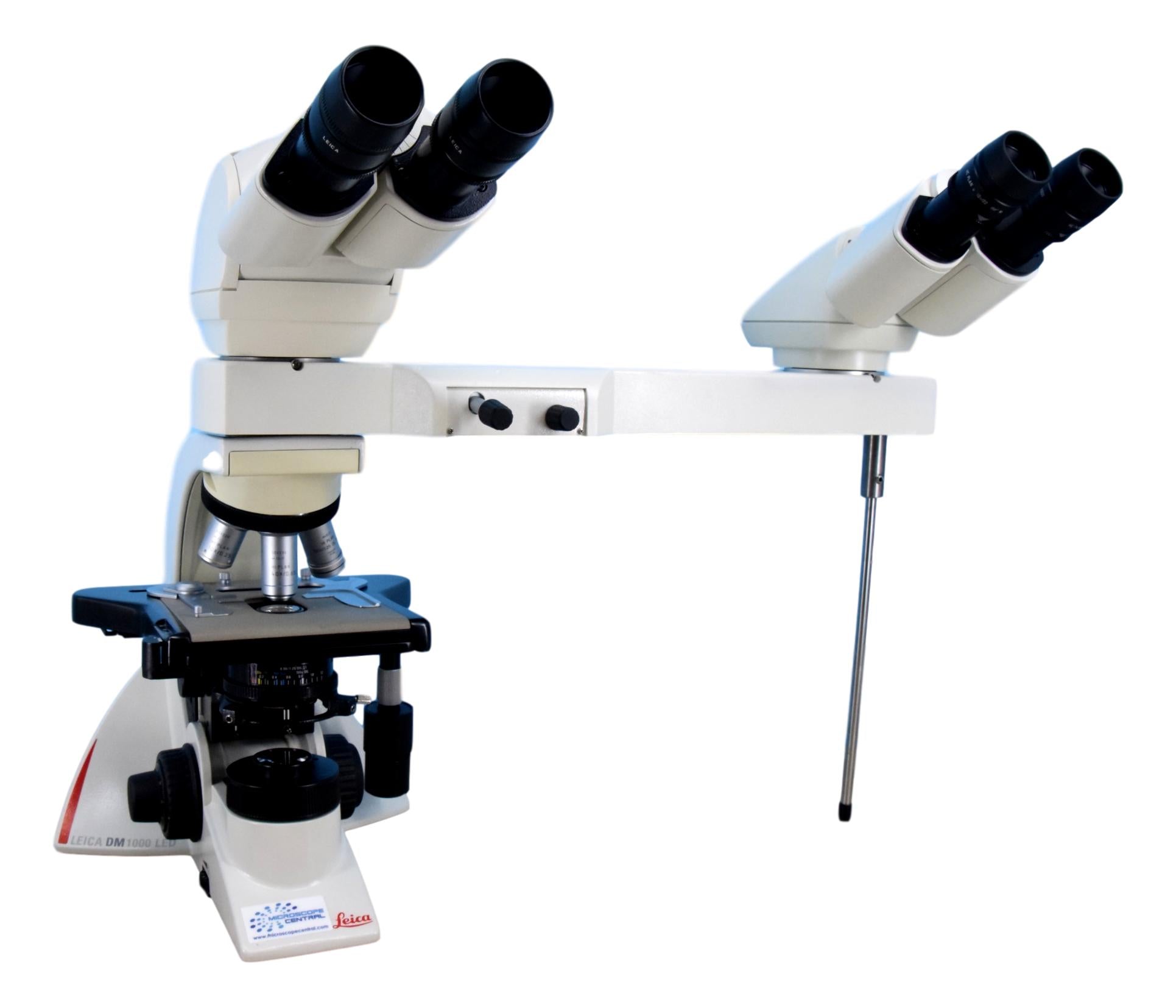 Dual View System Microscope Leica DM1000 Dual Viewing Microscope - Refurbished – Microscope Central