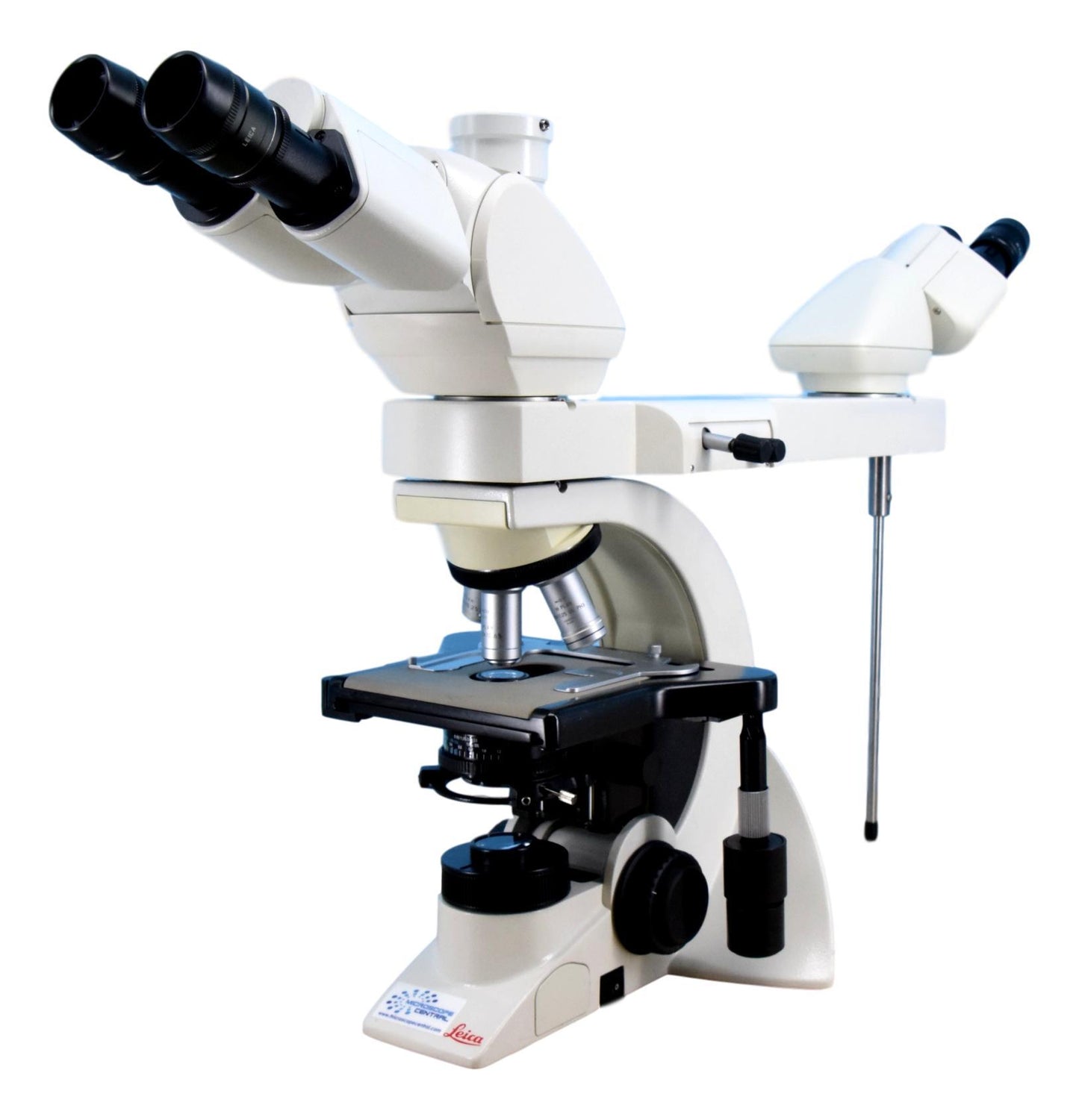 Leica DM1000 Dual Viewing Microscope - Ergo Trinocular Head