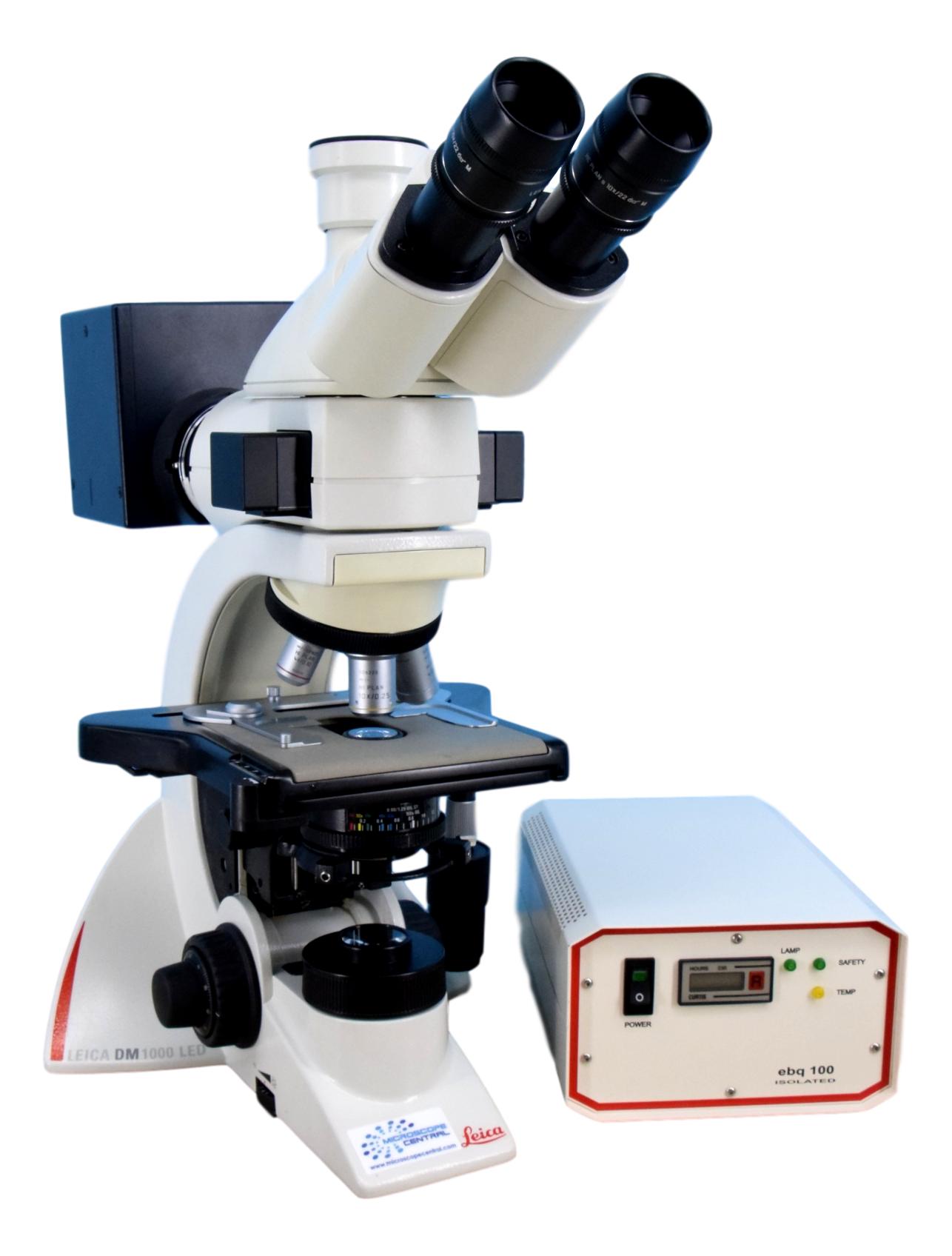 Leica DM1000 Fluorescence Microscope – Microscope Central