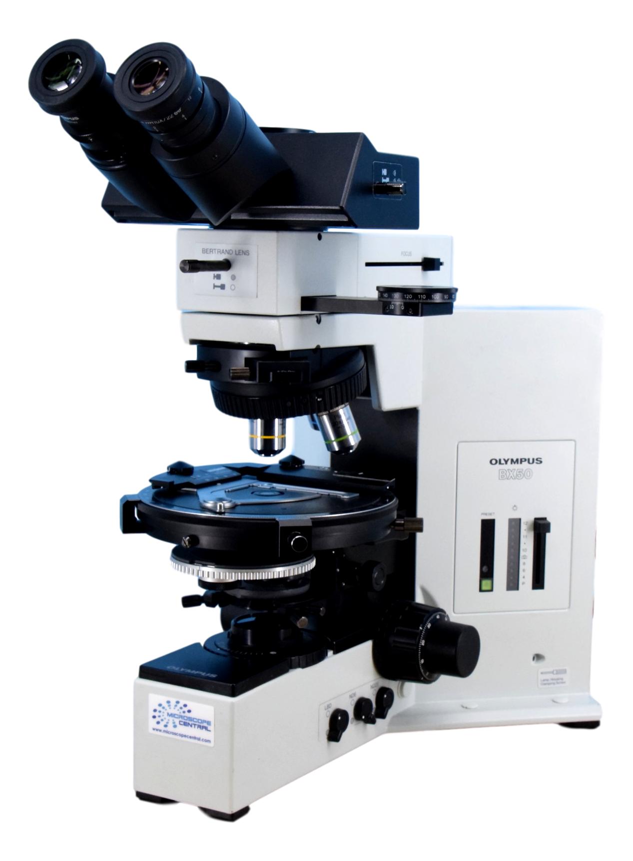 Olympus BX50 Polarizing Light DIC Hoffman Modulation Microscope ...