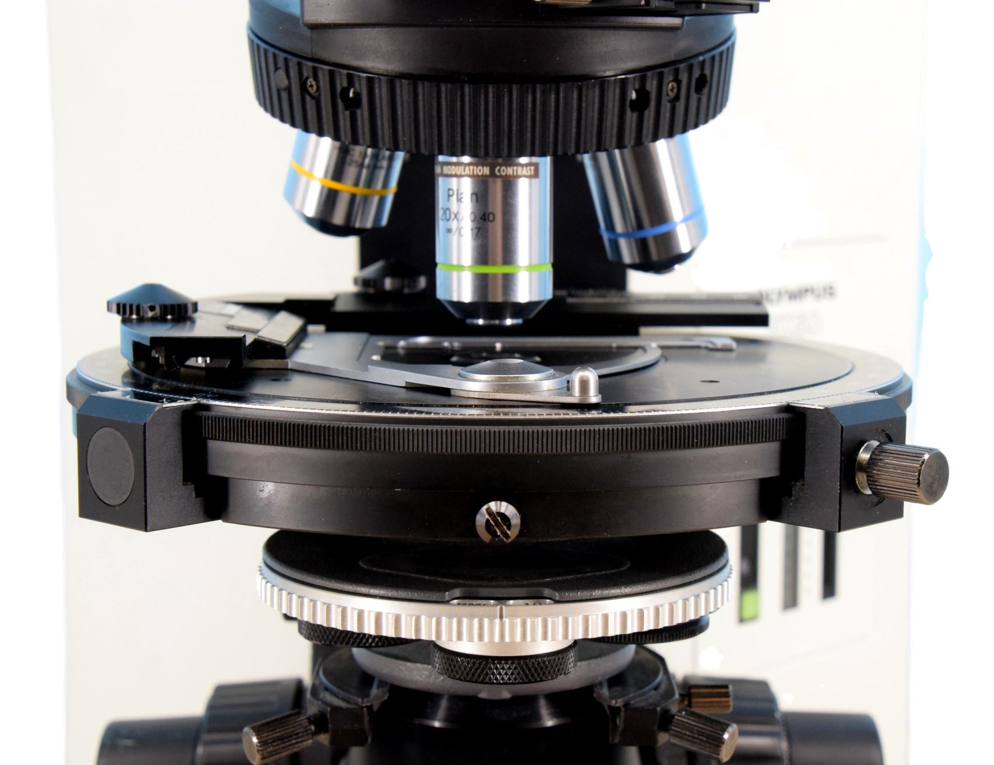 Olympus BX50 Polarizing Light DIC Hoffman Modulation Microscope ...