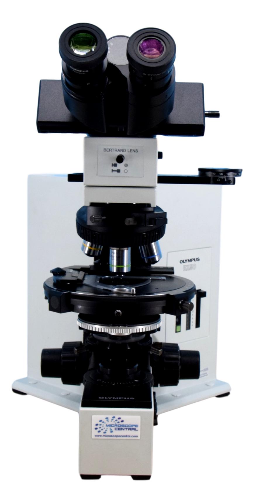 Olympus BX50 Polarizing Light DIC Hoffman Modulation Microscope