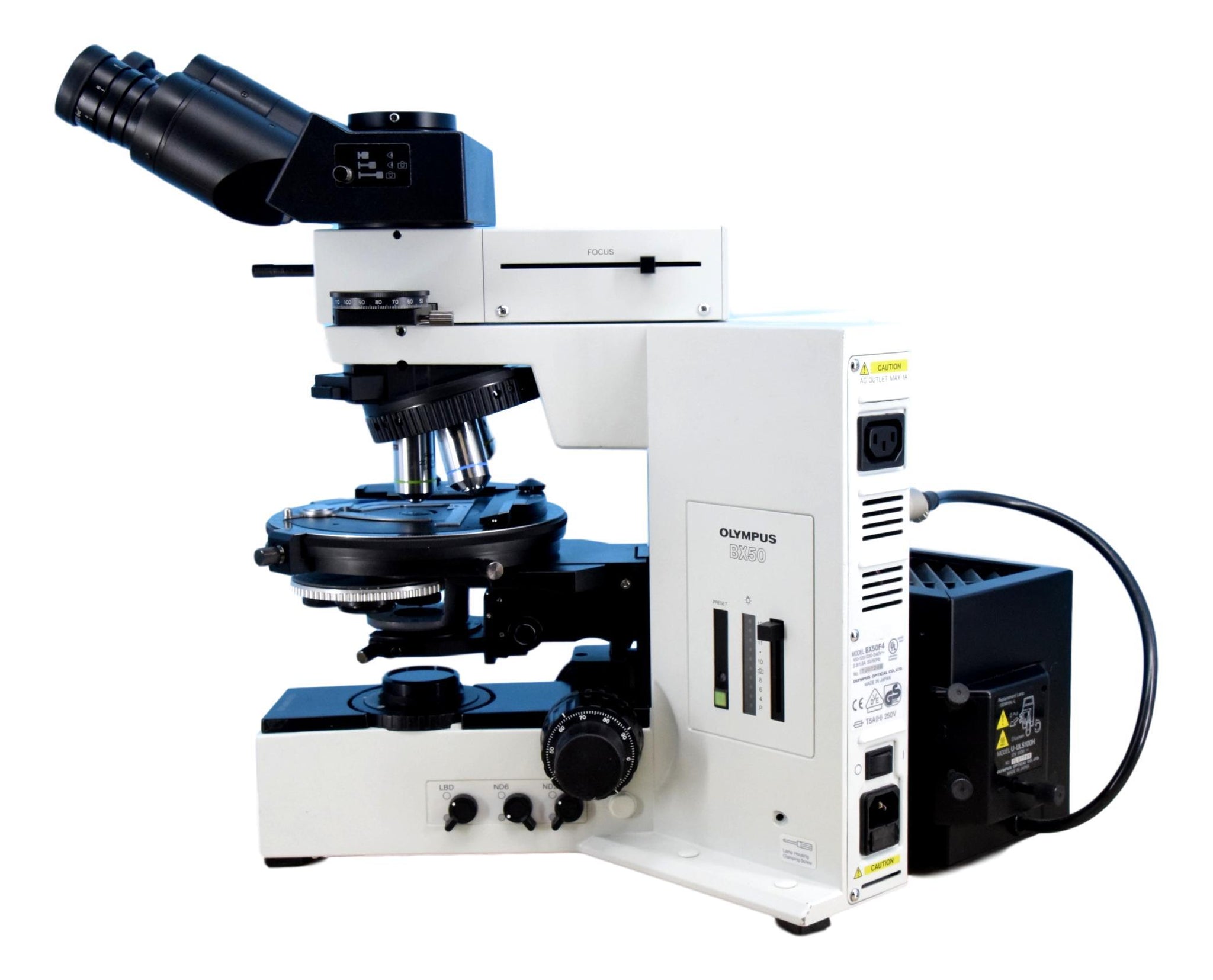 Olympus BX50 Polarizing Light DIC Hoffman Modulation Microscope