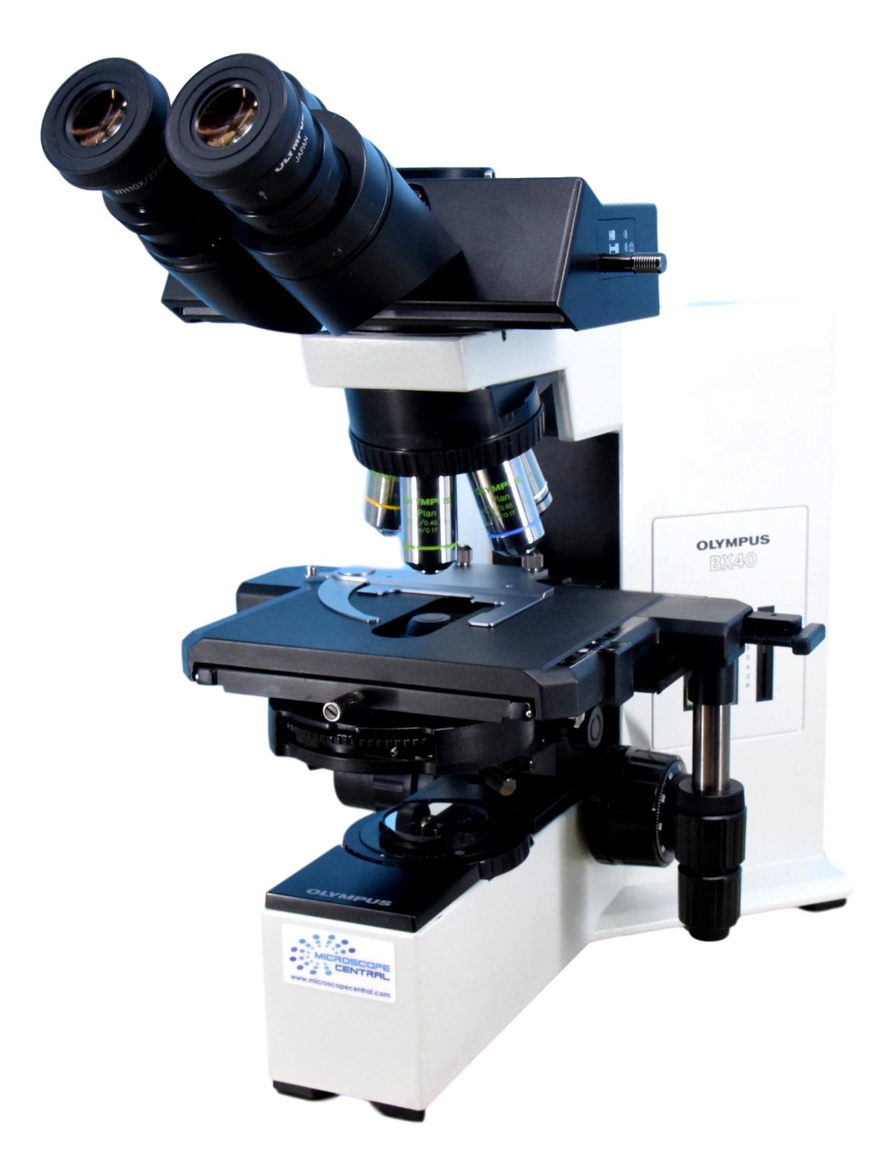 Olympus BX40 Phase Contrast Microscope - Trinocular