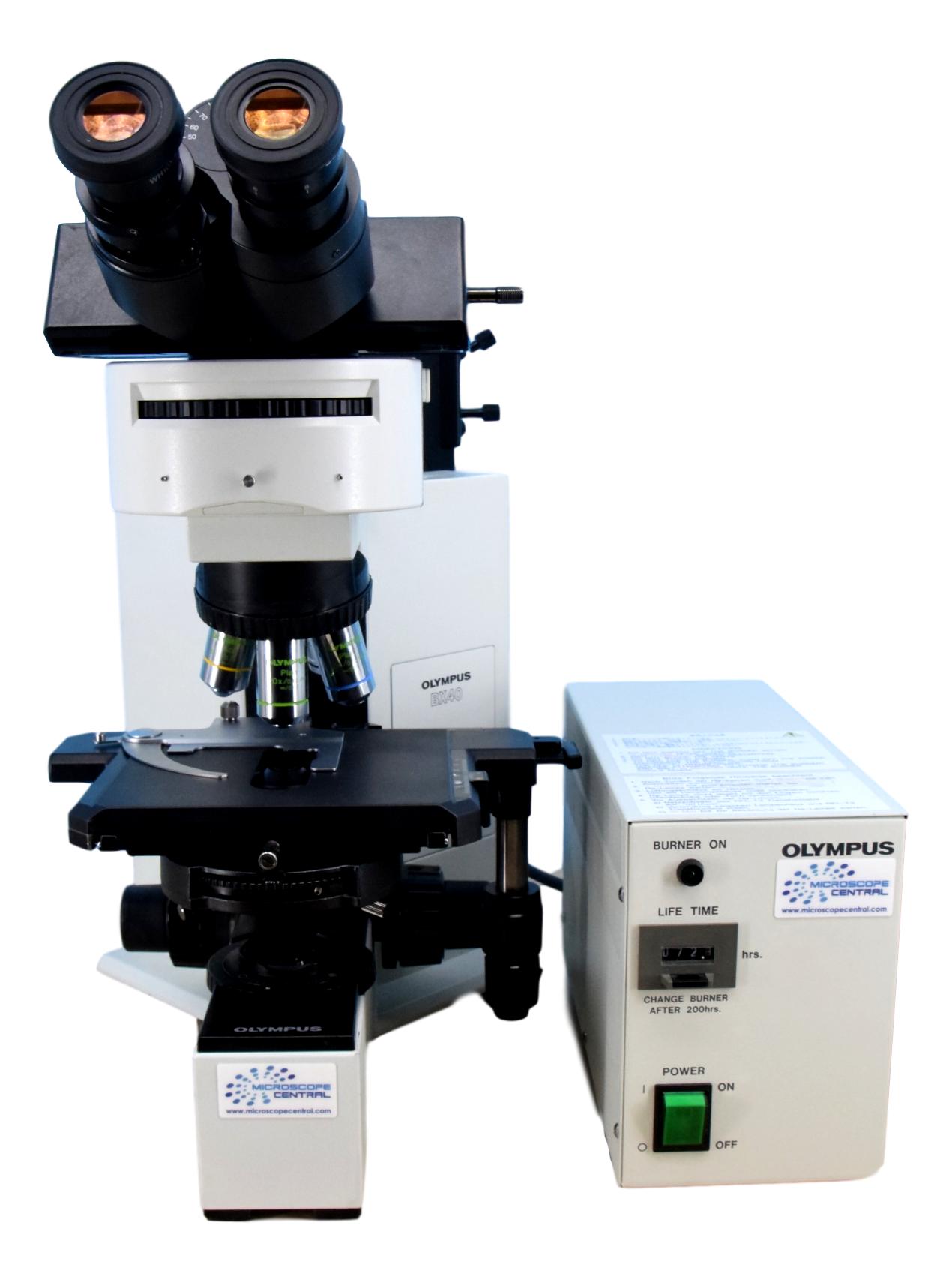 Olympus BX40 Phase Contrast Fluorescence Microscope – Microscope Central