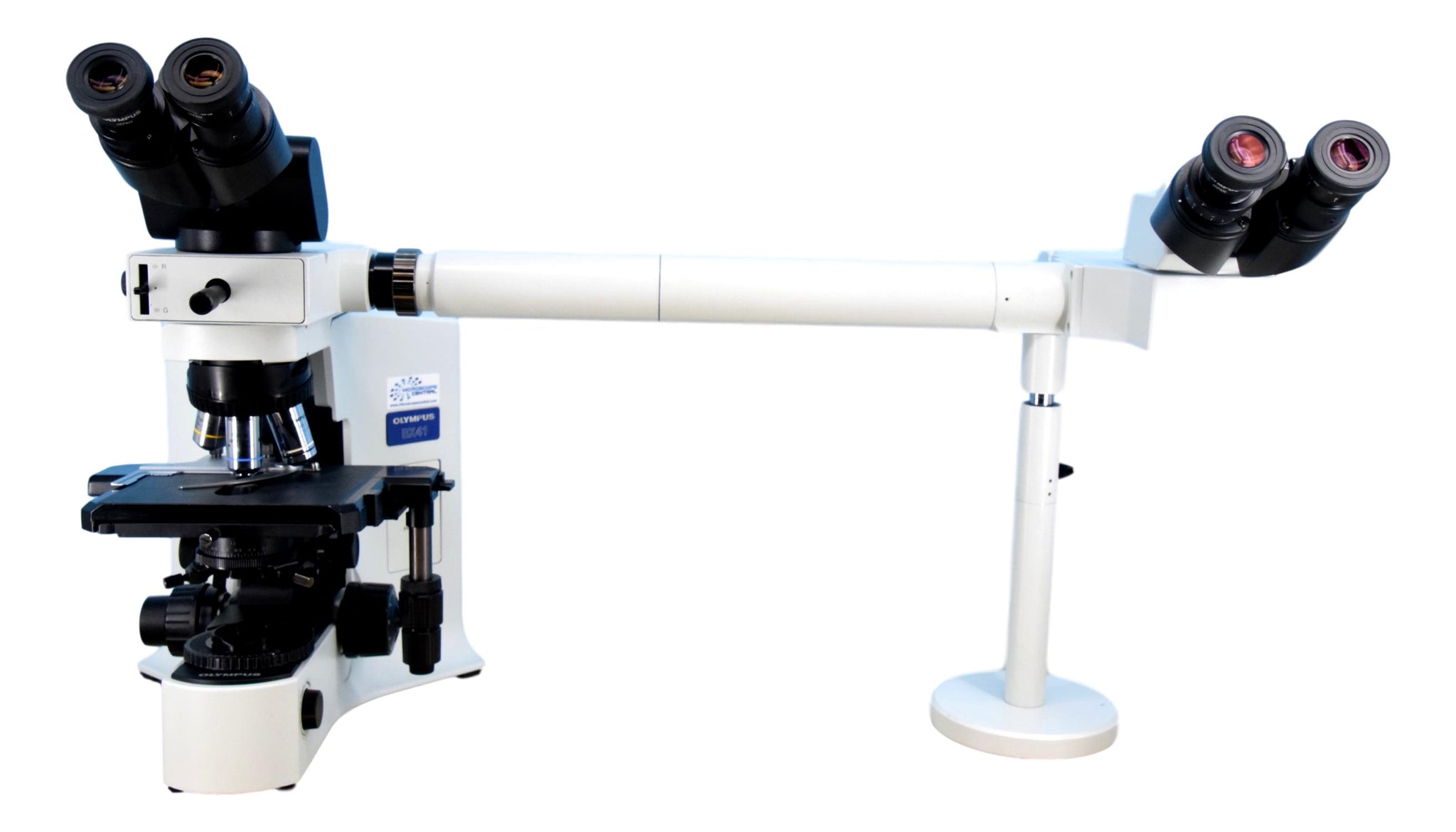 Olympus BX41 Dual Viewing Side-By-Side Microscope – Microscope Central