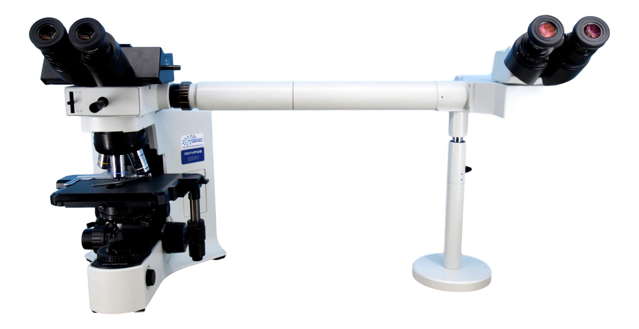 Olympus BX41 Dual Viewing Side-By-Side Microscope – Microscope Central