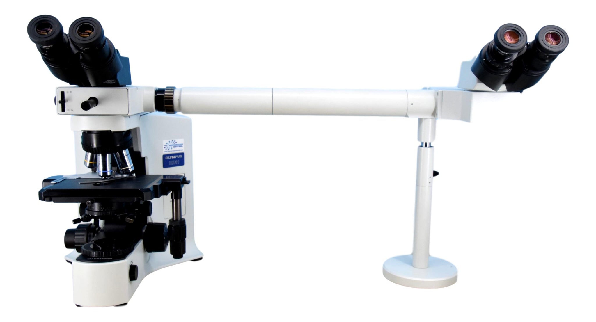 Olympus BX41 Dual Viewing Side-By-Side Microscope