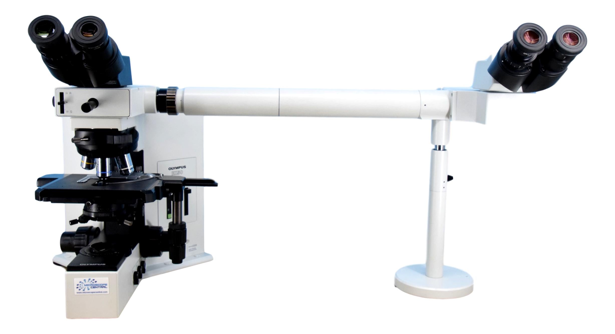Olympus BX50 Dual Viewing Side-By-Side Microscope – Microscope Central