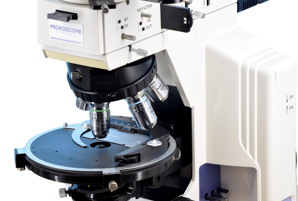 Nikon E600 POL Reflected & Transmitted Polarizing Light Microscope ...