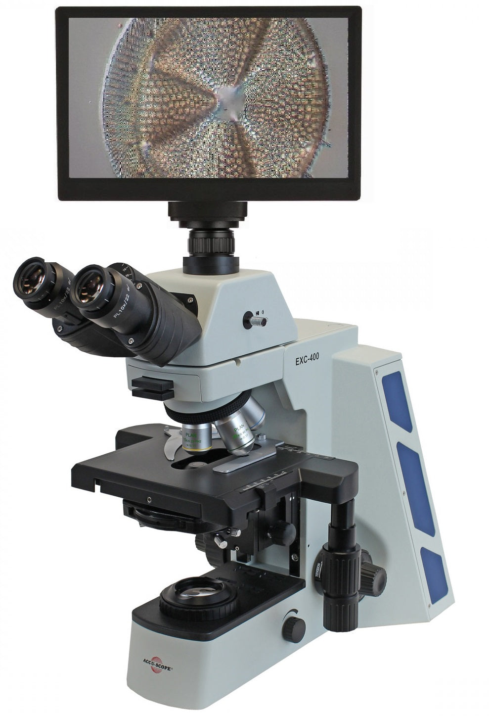 Accu-Scope EXC-400 Phase Contrast HD Digital Microscope Package ...