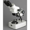 AmScope 10X-40X Darkfield Jewelry Gem Stereo Zoom Microscope