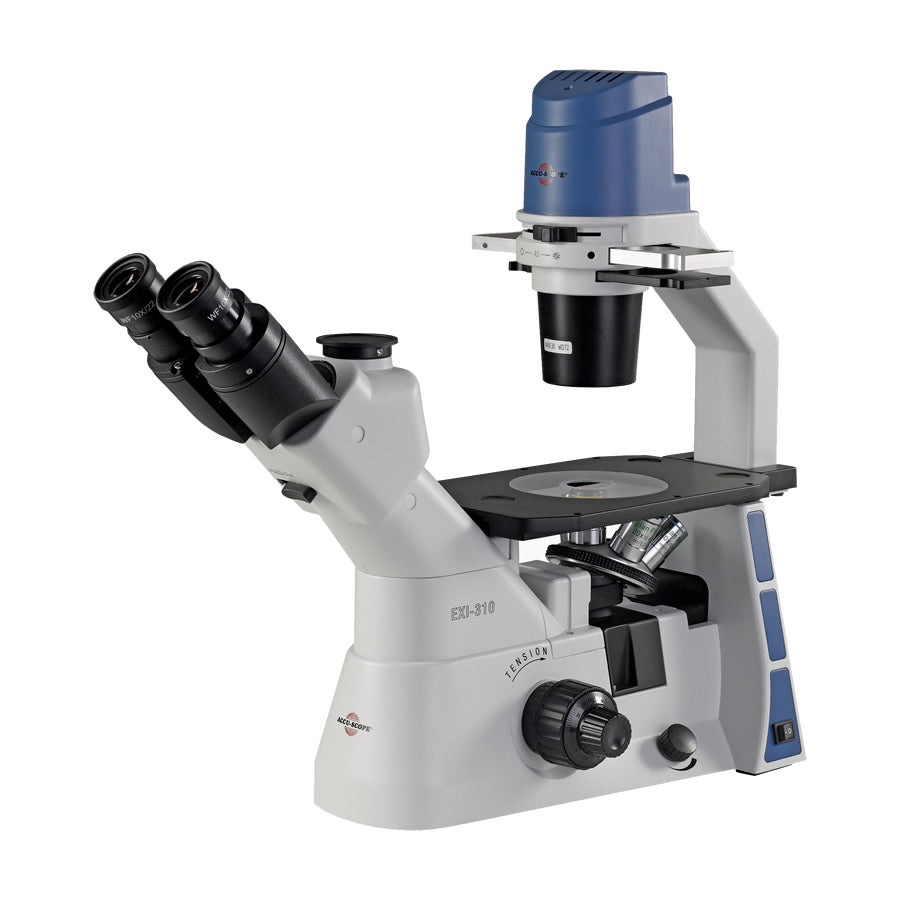 Accu-Scope EXI-310 Trinocular Inverted Phase Contrast Microscope
