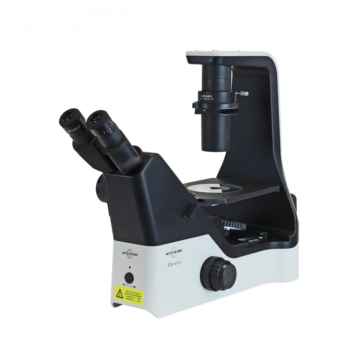 Accu-Scope EXI-410 Inverted Phase Contrast LED Fluorescence Microscope