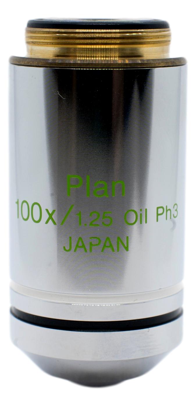 Olympus 100x Plan Phase Oil Objective – Microscope Central