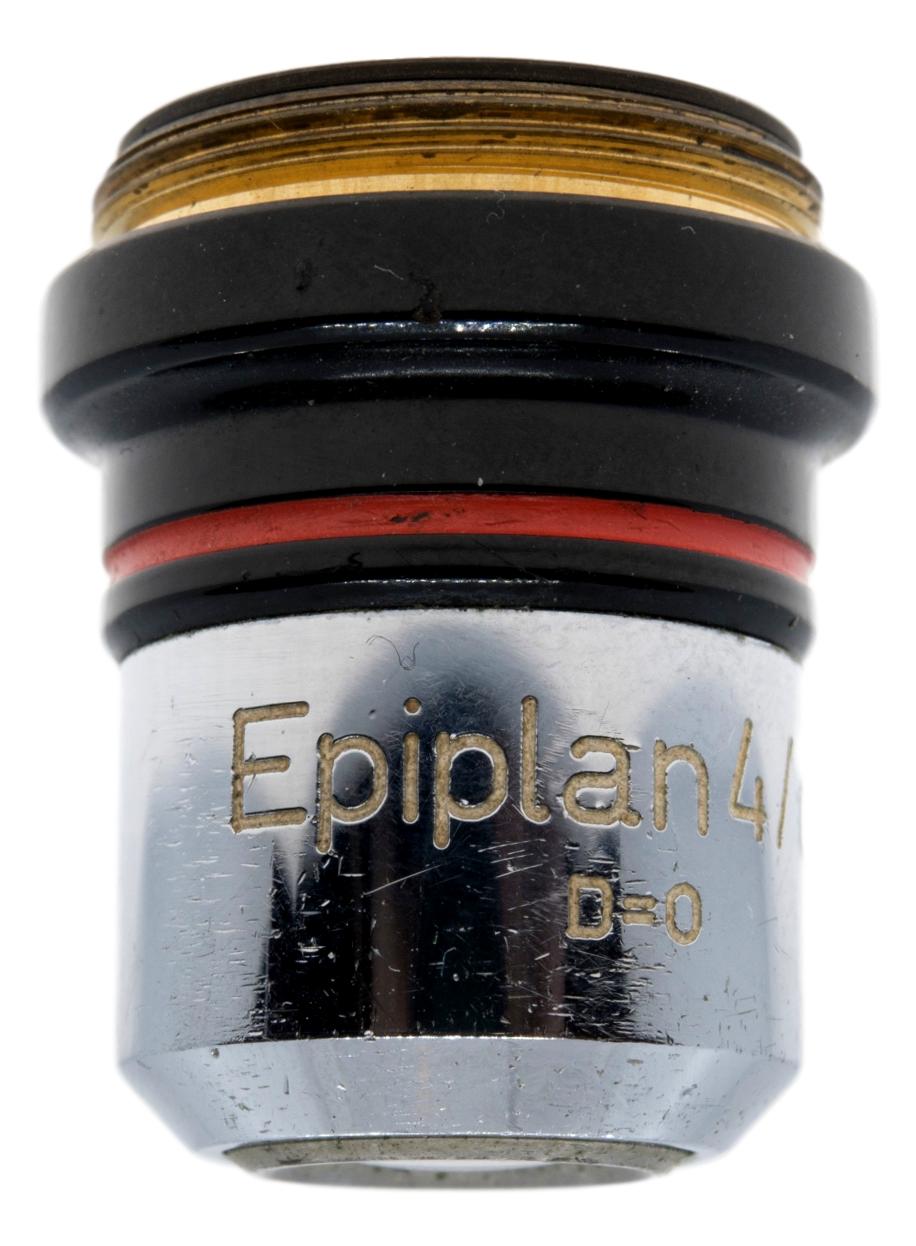 Zeiss 4x Epiplan Objective   D=0