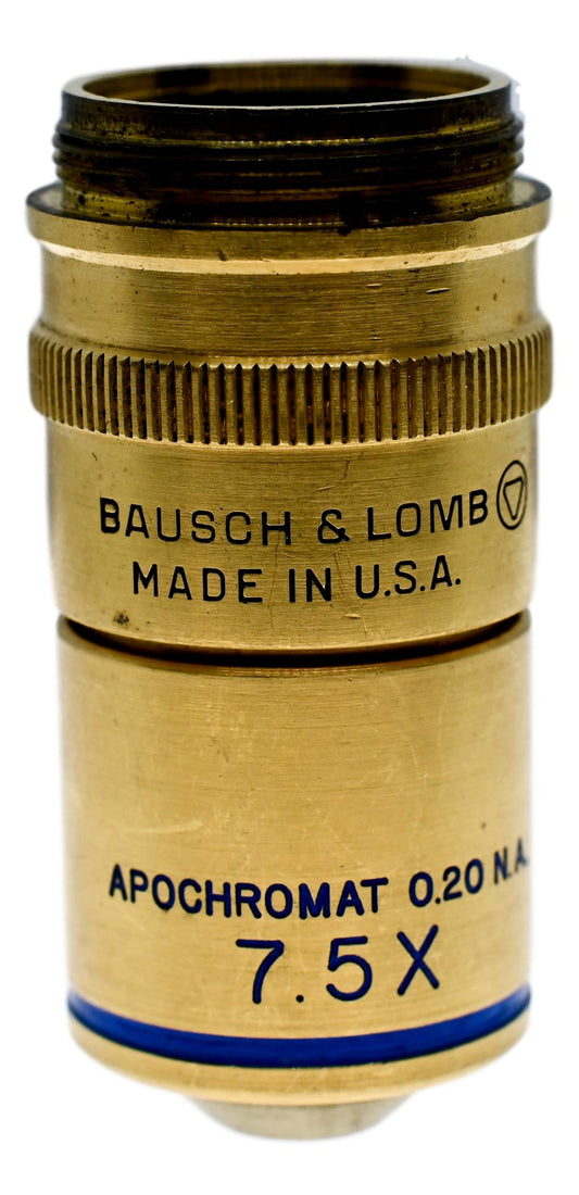 Bausch & Lomb 7.5x Apochromat Flat Field Objective