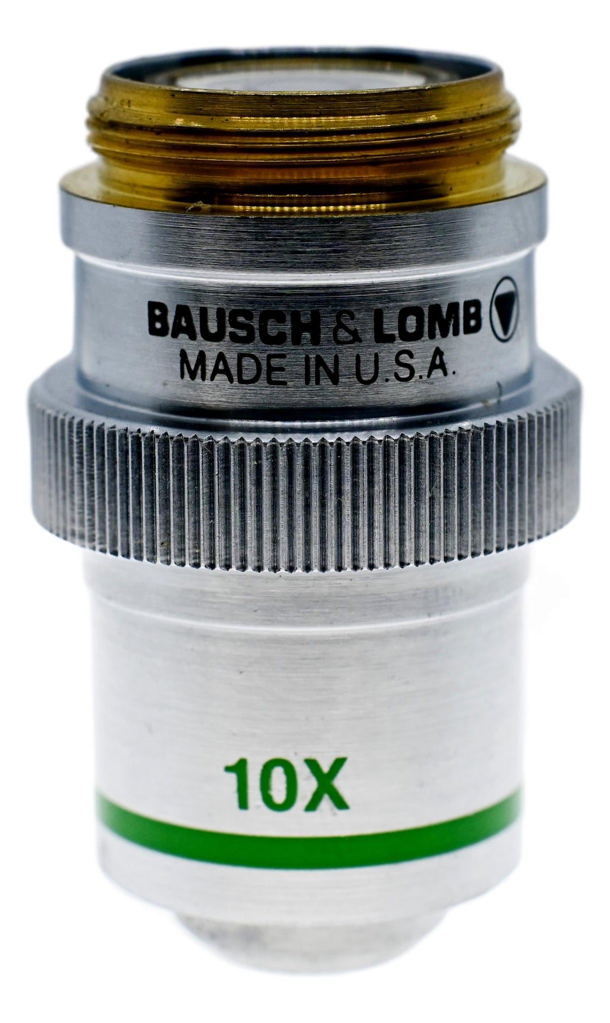 Bausch & Lomb 10x PlanAchromat Objective Microscope Central