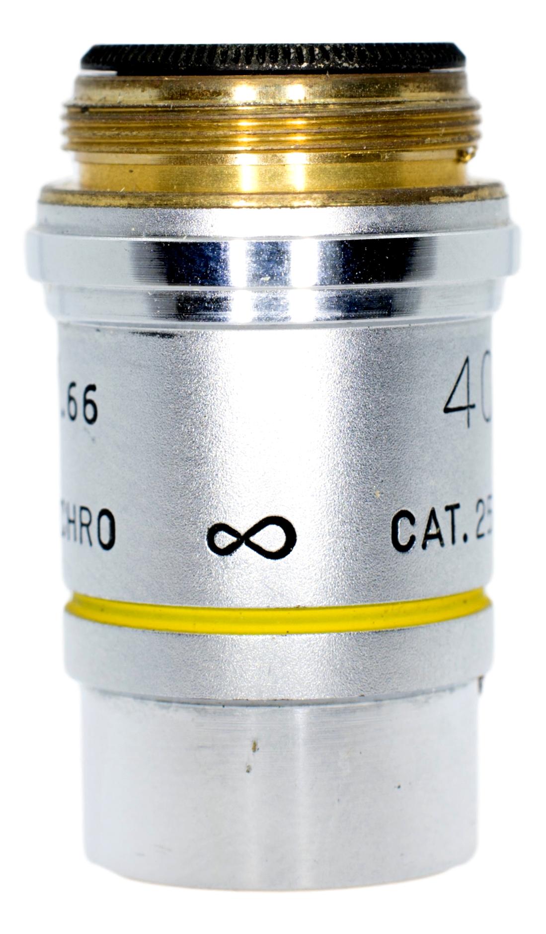 American Optical / AO 40x SF Plan Achro Objective Microscope Central