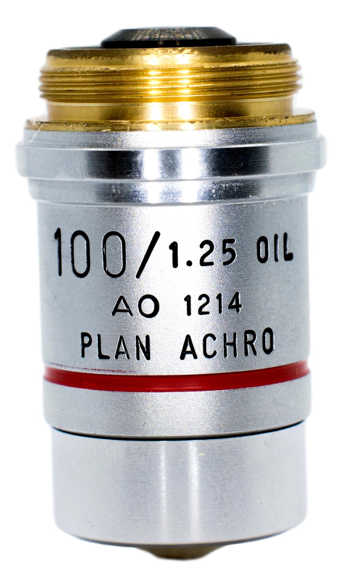 AO Plan Achro 100x Oil DarkField Phase Objective – Microscope Central