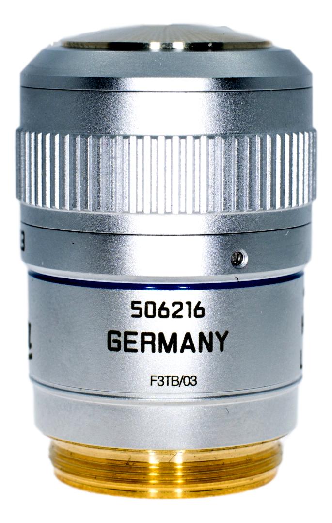 Leica 63x HC PL Fluotar W/ Correction Collar Objective