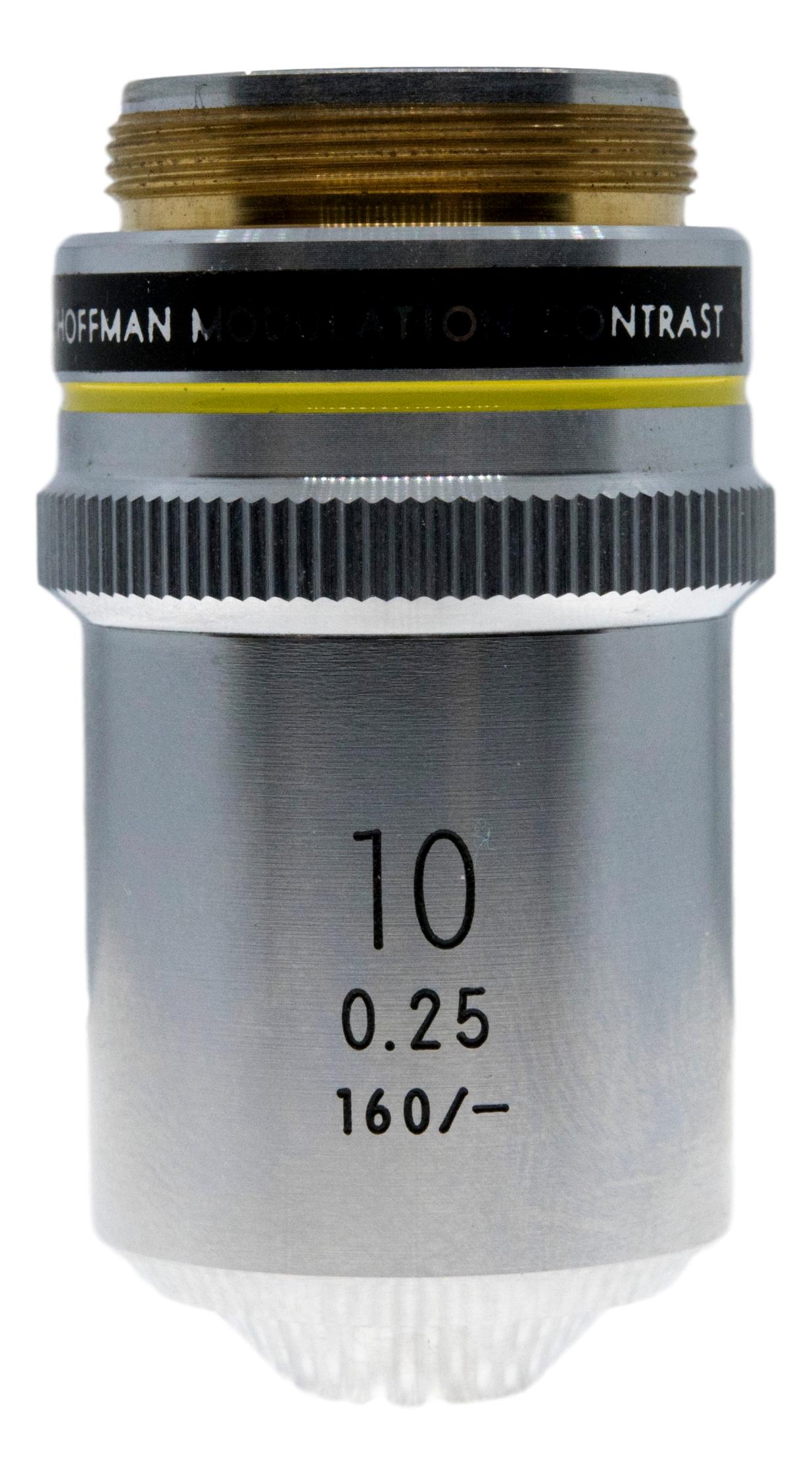 Nikon 10x Hoffman Modulation Contrast Objective – Microscope Central