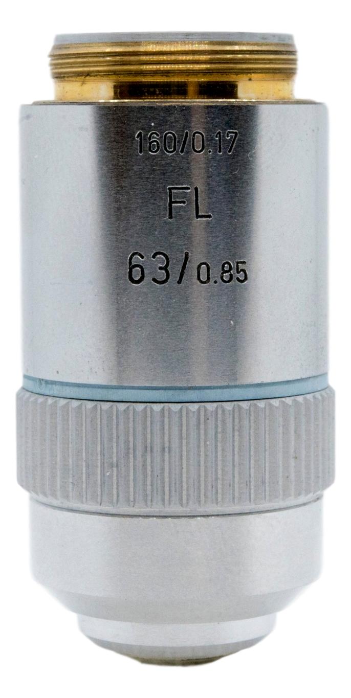 63x Object Microscope Leitz 63x FL Objective – Microscope Central