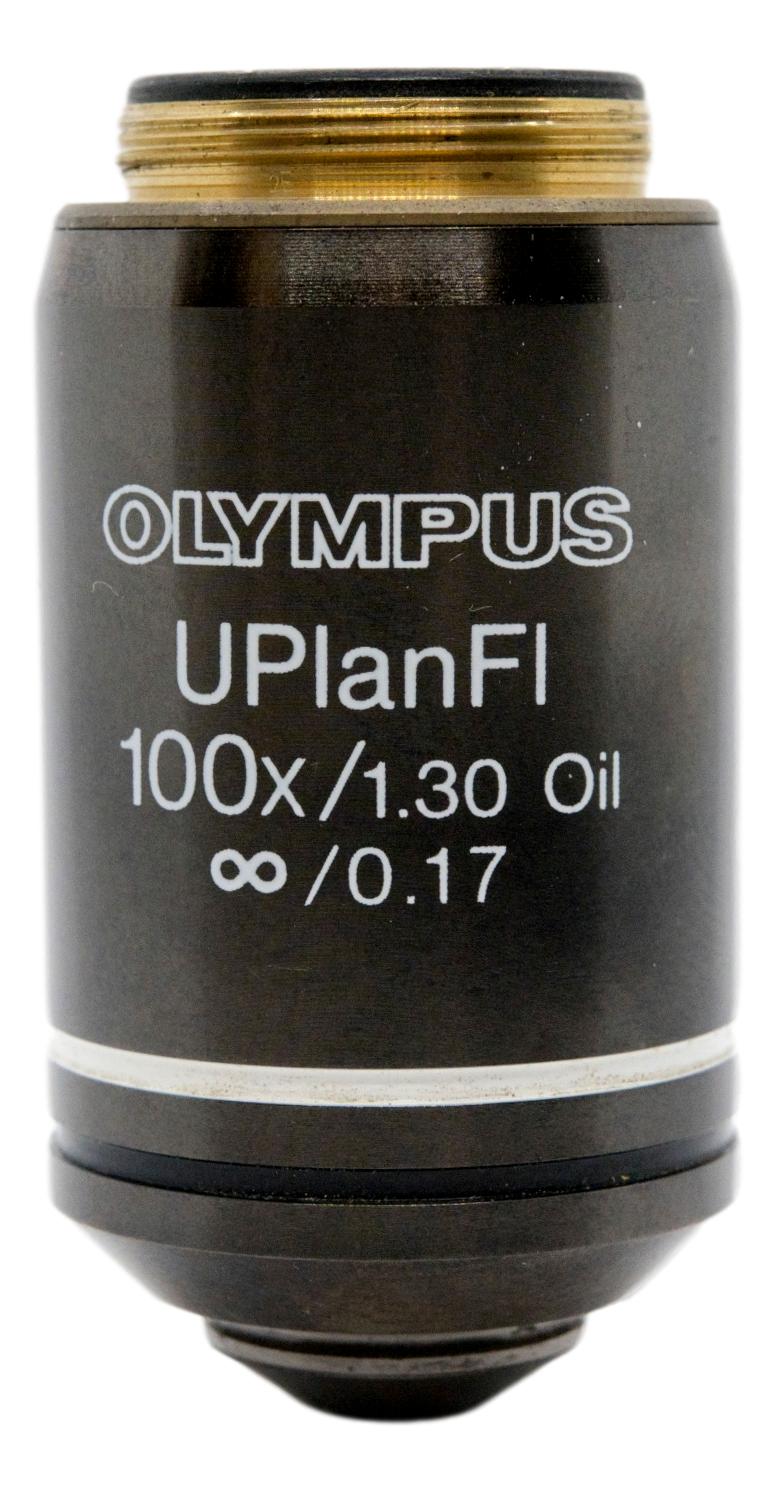 Olympus UPlanFL 100x Oil Microscope Objective