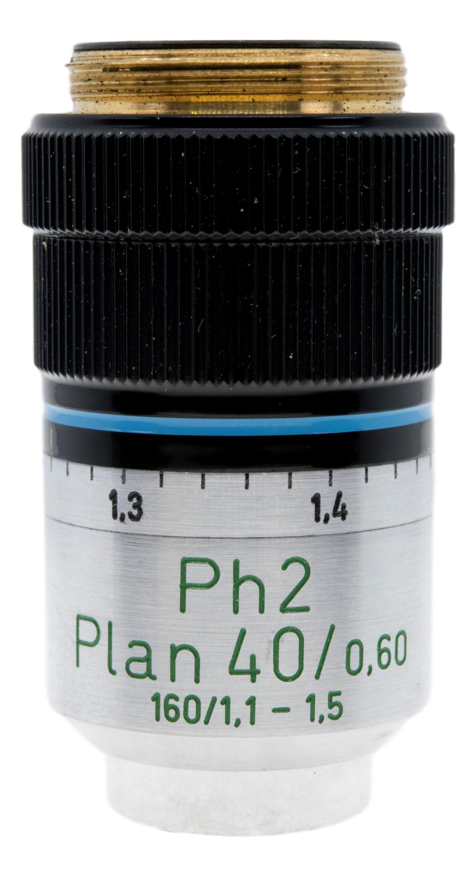 Zeiss 40x Plan Ph2 Correction-Collar Objective