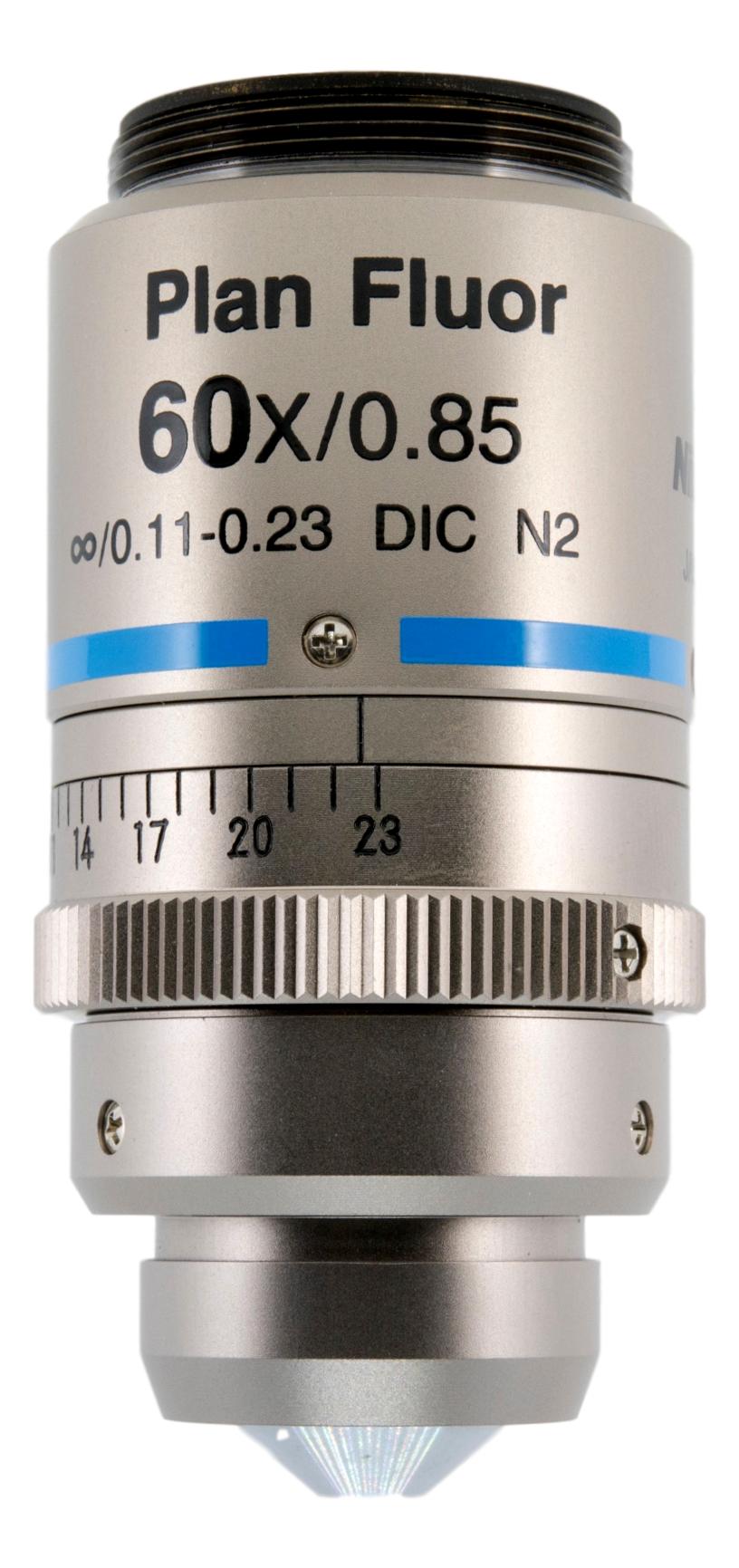 Nikon 60x Plan Fluor Correction-Collar DIC Infinity Corrected Objective