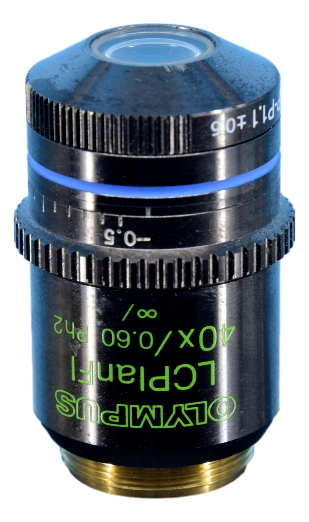 Olympus LCPlanFL 40x Ph2 Phase Contrast Microscope Objective
