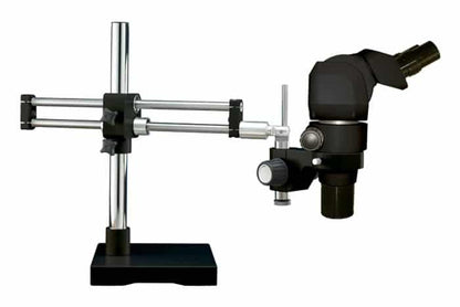 Luxo VIP Ergonomic Stereo Microscope w/ LED-3000 Ring Light - 8x - 50x Zoom