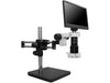 Scienscope MAC3-PK5D-E2D on Dual Arm Boom Stand with Diffused LED Ring Light