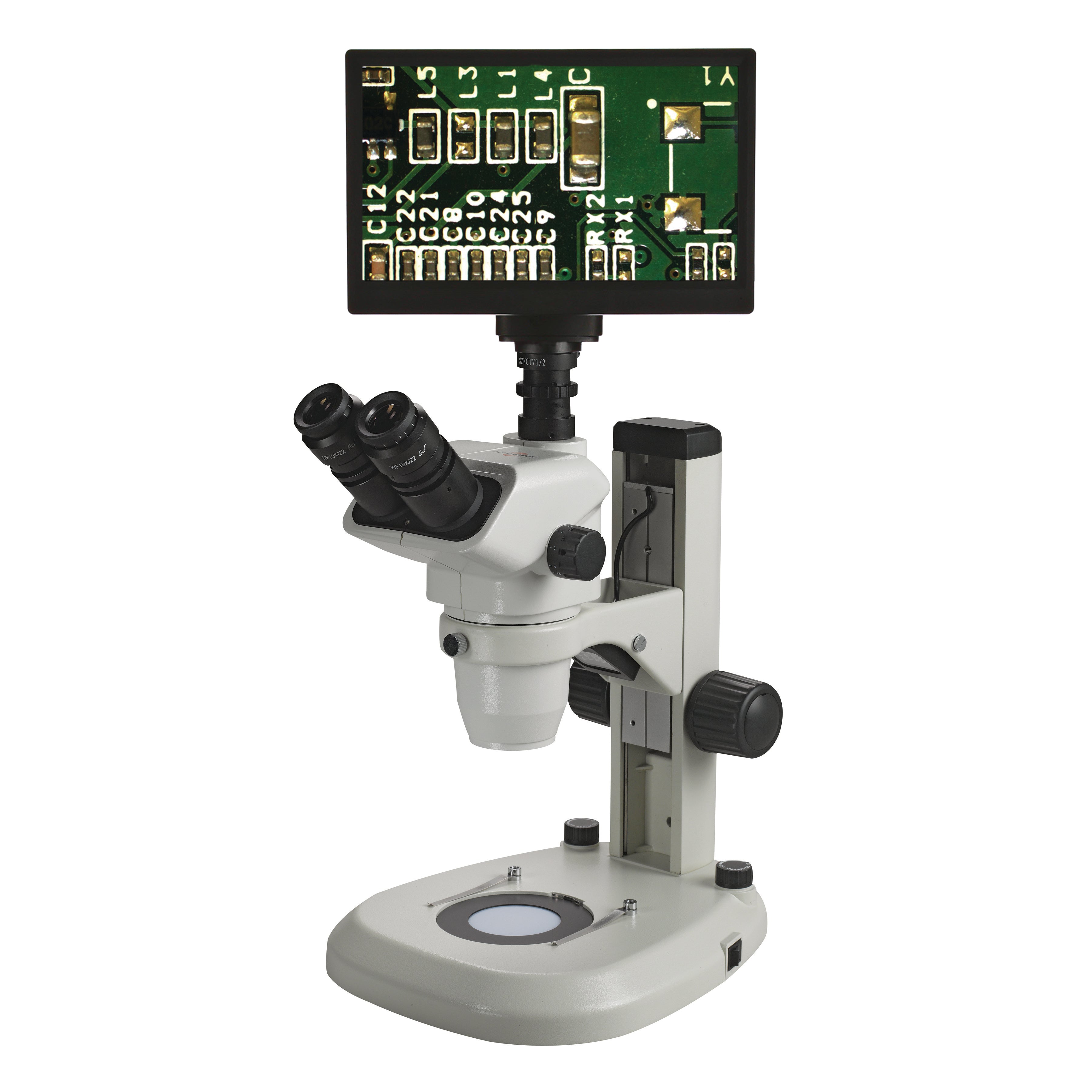 Accu-Scope 3076 4K LED Digital Stereo Microscope 0.67x - 4.5x ...