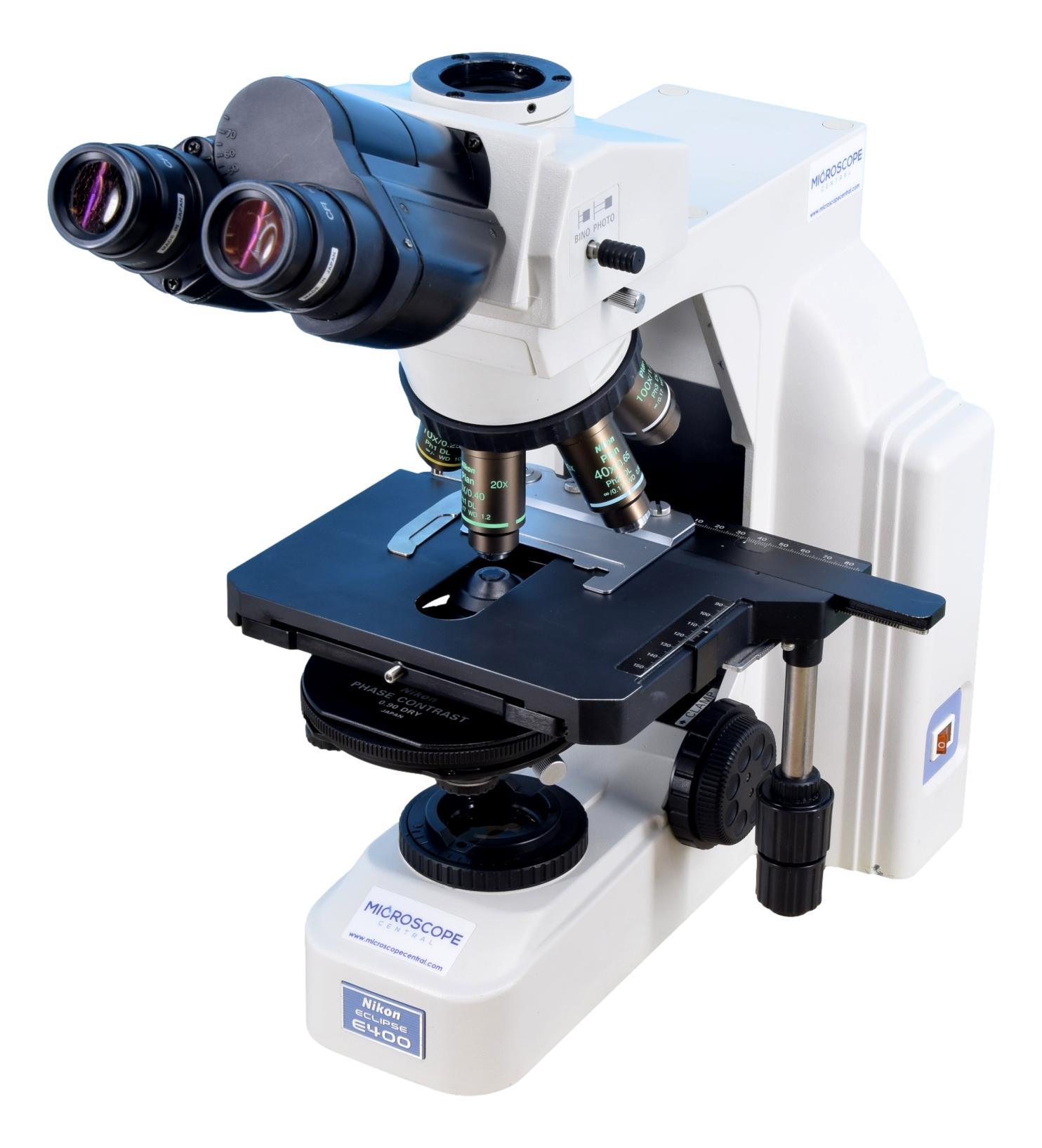 Nikon Eclipse E400 Phase Contrast Microscope | Fully Serviced w ...