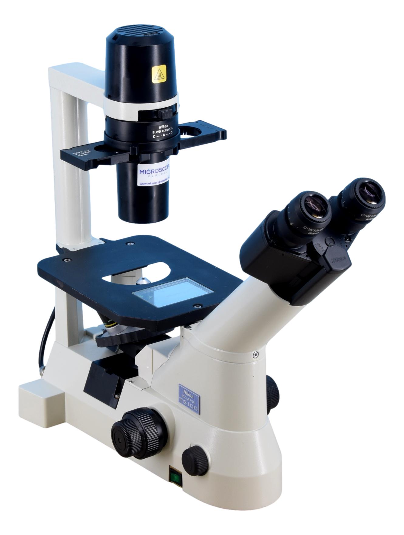 Nikon TS100 Inverted Phase Contrast Microscope – Microscope Central